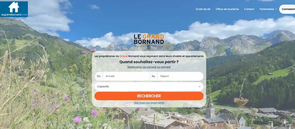 Aperçu du site Projet 2